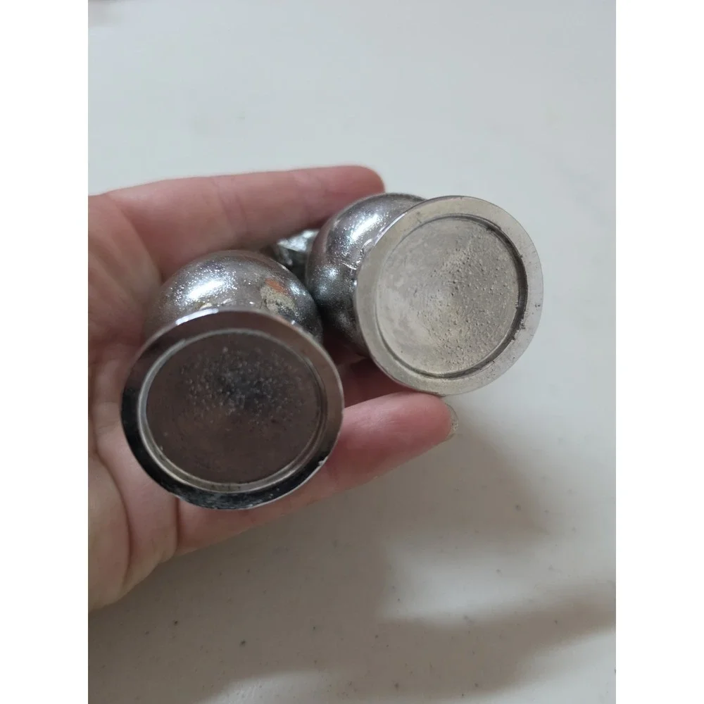 Vintage Salt And Pepper Shakers Silver